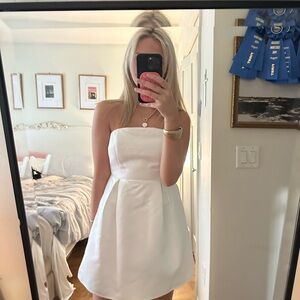 Princess Polly Strapless White Dress